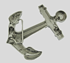 Anchor Belt Buckles New Men Women Fashion Logo Silver Chrome Rock Rebel Western