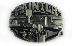 New painter paint painting tools brush men women belt buckle