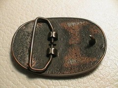 TORONTO ONTARIO CANADA NIAGRA FALLS W/ TOUR BOAT SOUVENIR METAL BELT BUCKLE