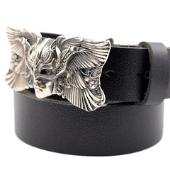 Valkyrie german silver belt buckle, Scandinavian Nordic Celtic Viking buckle