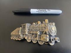 The Great American Chicago Buckle Co. Train Belt Buckle