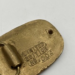 Cast Brass RC Plane Two Meter World Tour Modesto CA Aviation Belt Buckle LE #4