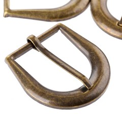 Vintage Bronze 42*32mm Belt Buckles Strap Lot Leathercraft Antique Retro Iron