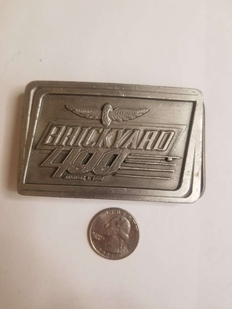 Belt Buckle Brickyard 400 – 1998-, #39 of 400, Siskiyou Buckle, Co, Pewter