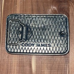 Cody James Texas Montana Silversmiths River Rock Cascade Longhorn Buckle