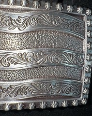 Cody James USA Flag Belt Buckle 2&Prime; x 3.5&Prime; Silver Color NEW