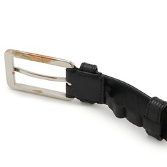 LOUIS VUITTON LOUIS Vuitton Epi Santulle Force Belt Noir Black