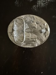 Siskiyou Vintage 1995 Belt Buckle C-2 Indian Native American End Of Trail