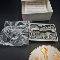 CB&I and Lummus 2007 Commemorative Belt Buckle « Working Safe Together »
