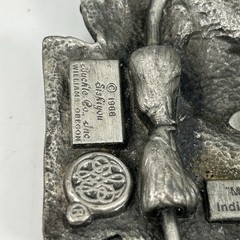 Siskiyou Buckle Co 1988 Western Arrowhead Eagle Metal Pewter Belt Buckle Z80 USA