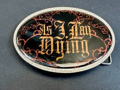 As I Lay Dying American Metal Core Band Promotional Tour Belt Buckle