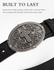 Vantrava Western Style Belt Buckle 1.5 Inch Cowboy 1 1/2 inch, Buckle-5