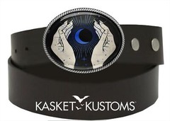Fortune Teller Belt Buckle – Esoteric Psychic Art Handmade Accessory – 915-2-SO