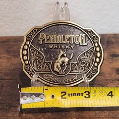 Cowboy Montana Silversmiths Pendleton Whisky 2024 Let&rsquo;er Buck Limited Edition