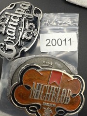 Vintage Belt Buckle Lot Michelob Grandpa Heavy