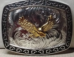 EAGLE HEAD Western Cowboy Belt Buckle Hebilla Vaquera