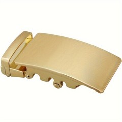 1PC Men Automatic Ratchet Belt Buckle Replacement Classic Zinc Alloy Gold 3.6cm