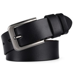 Men&rsquo;s Leather Belt Vintage Mens Waistband Needle Buckle Belt Retro