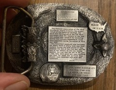 Vintage 1870-1890 OLD WEST GUNFIGHTERS Limited Edition 215 Belt Buckle U.S.A