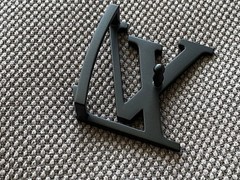 Louis Vuitton 40mm LV Black Matte Belt Buckle