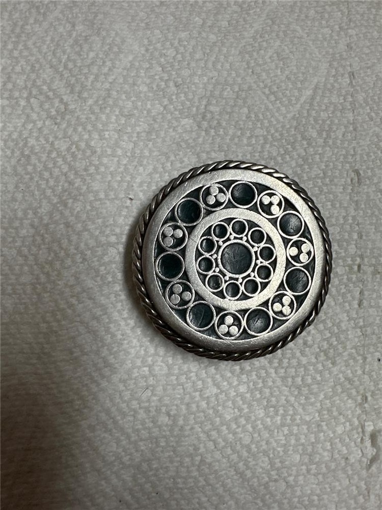 Vintage Unique Handmade Oval Belt Buckle