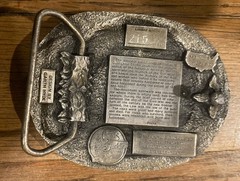 Vintage 1870-1890 OLD WEST GUNFIGHTERS Limited Edition 215 Belt Buckle U.S.A