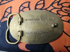 High Iron 1984 Diesel Locomotive Belt Buckle
