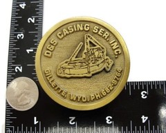 Belt Buckle D&S Casing Service Gillette Wyoming HIT LINE USA