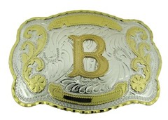 NEW MEN WOMEN INITIAL LETTER A-Z WESTERN COWBOY COWGIRL RODEO TEXAS BELT BUCKLES