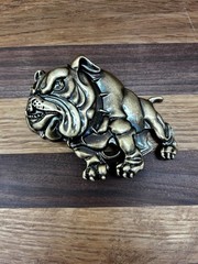 Bulldog Belt Buckle Western Cowgirl Cowboy Native American Motorcyclist