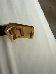 Gucci Black & beige Belt Vintage