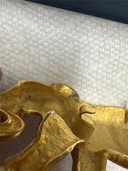 Vintage Golden Elephant Belt Buckle