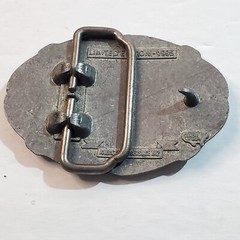 Vintage 1995 Pewter Tone Alliant Powder Belt Buckle Limited Edition Made In USA