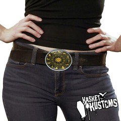 Zodiac Wheel Belt Buckle – Astrology Sun Handmade Buckle – 40