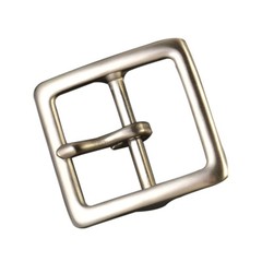 Replacement 40mm Stainless Steel Square Single Prong Belt Buckle Durable