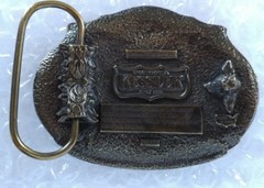 KESSLER AMERICAN WHISKEY SMOOTH AS SILK BEVERAGE LIMITED EDITION BELT BUCKLE
