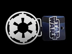 STAR WARS IMPERIAL LOGO BELT BUCKLE WHITE METAL ORIGINAL NEW AUTHENTIC WITH TAG