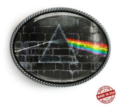 Pink Floyd The Wall 60&rsquo;s Rock Band Oval Handmade Artisan Belt Buckle