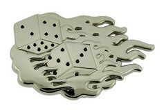 12 Pcs Wholesale Belt Buckle Lot Las Vegas Ace Spades Western Men Cowboy Fashion
