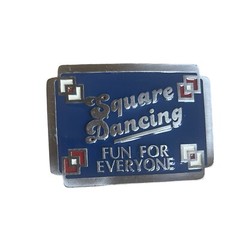 Belt Buckle Country Western Square Dance