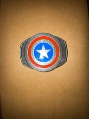 Marvel Captain America Shield Logo Belt Buckle