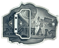 United States Marines U.S.M.C. Military Enameled Belt Buckle New