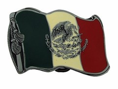 12 Pcs Wholesale Mexico Flag Belt Buckle Mexicans Texans Western Vaquero Styles