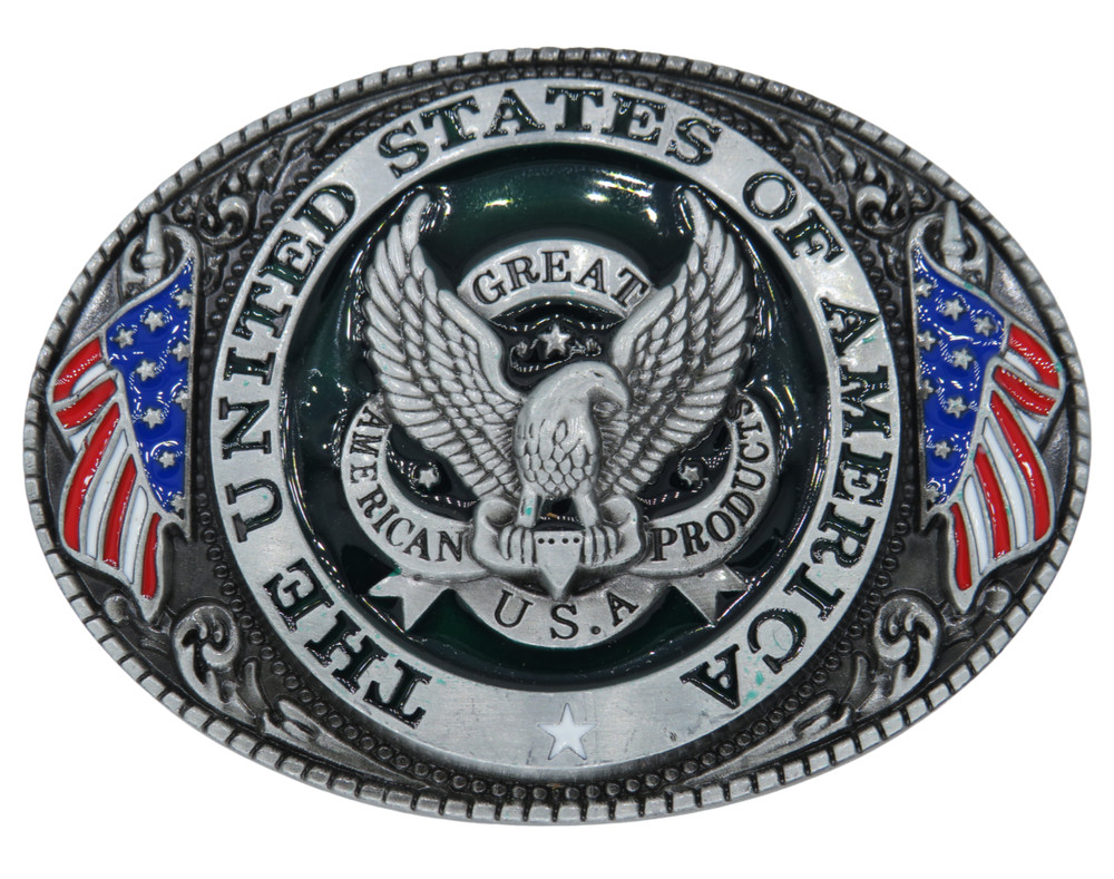 Eagle Belt Buckle Biker Rocker Buckle USA Western Country Style