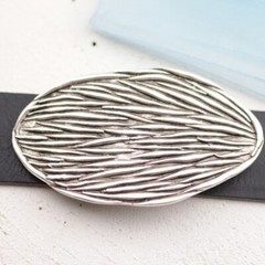 Gürtelschnalle Buckle für Gürtel bis 4 cm Organic Struktur Gürtelschließe