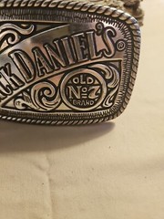 TC13138 Really Great Sha2005 **JACK DANIEL&rsquo;S OLD NO. 7 BRAND** BOOZE BELT BUCKLE