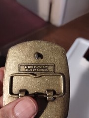 Handyman Club of America Life Member Bronze Tone Belt Buckle 1996