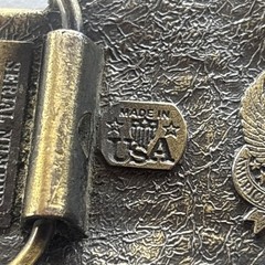 The Great American Buckle Co. Caboose Train Belt Buckle USA Chicago 1979
