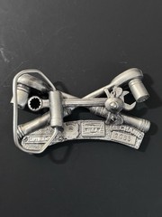 Vintage Mechanic Ratchets Wrench Tools Belt Buckle Made In USA