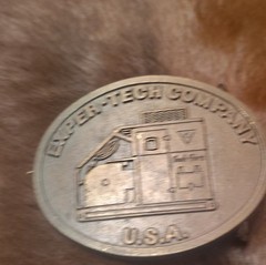 Exper-Tech Company Silver Western Belt Buckle for Men Metal Solid Industrial USA